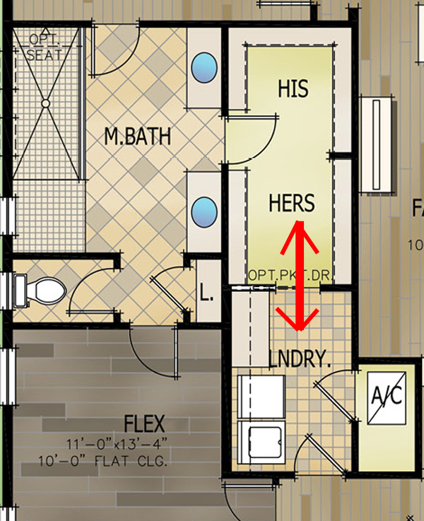 House Plans With Laundry Room Attached To Master Bath