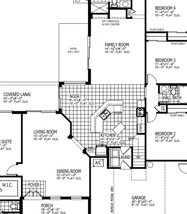 floor plans without dining room