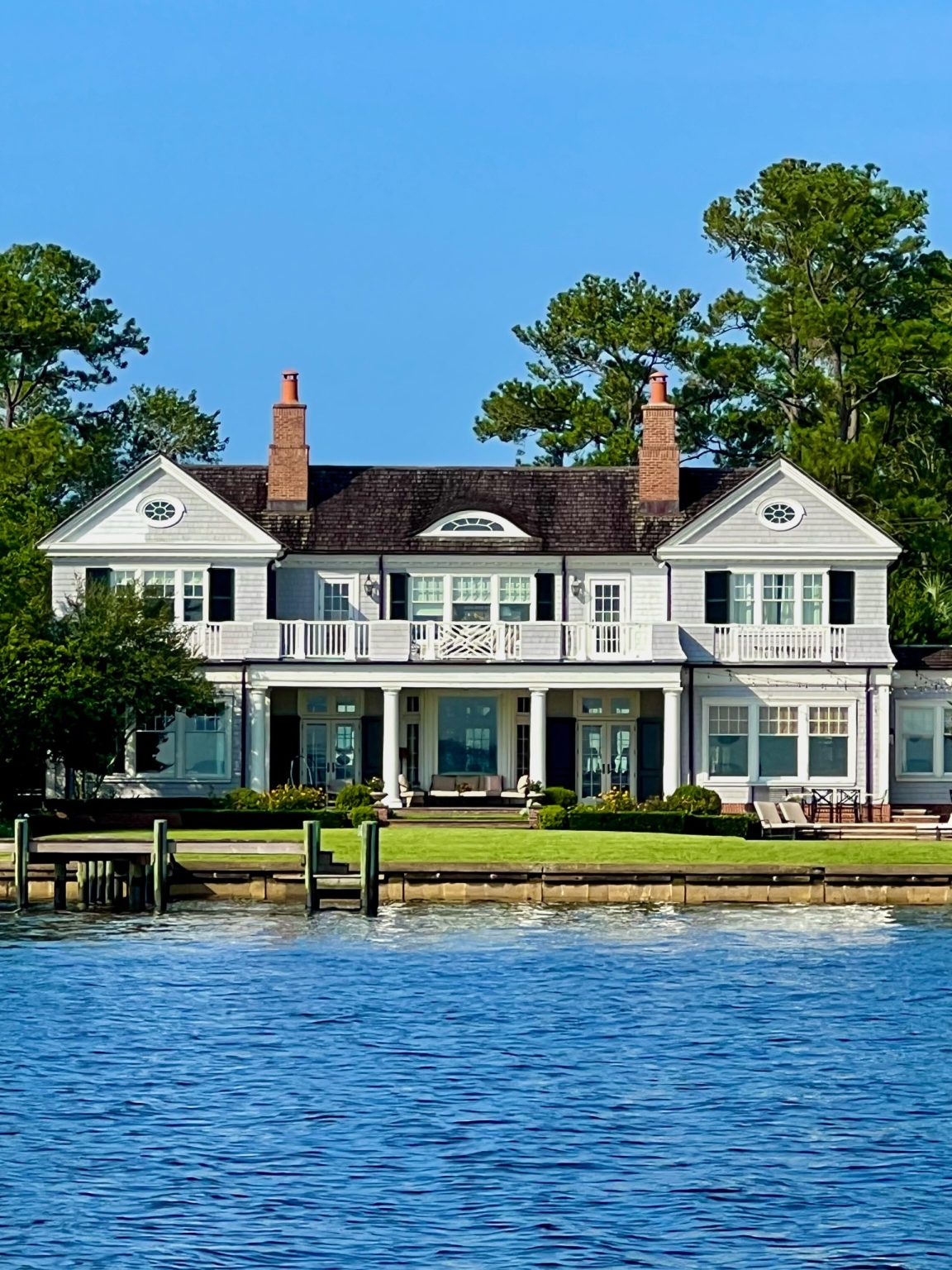 Illustration of Waterfront Property Elevation Design